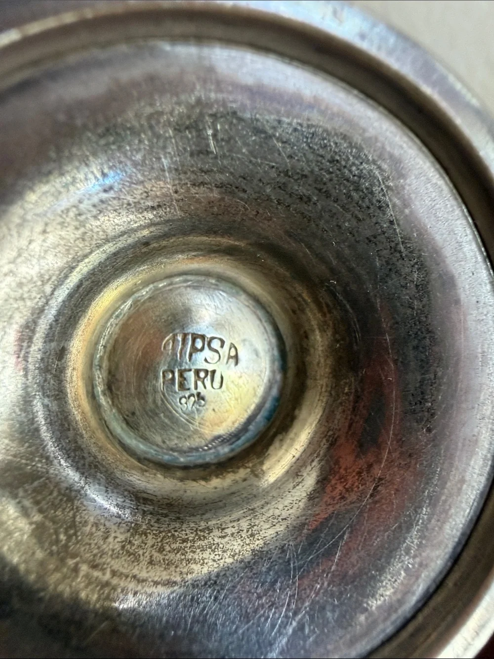 Vintage Peru 925 sterling silver Bud Vase - Elegant Accent